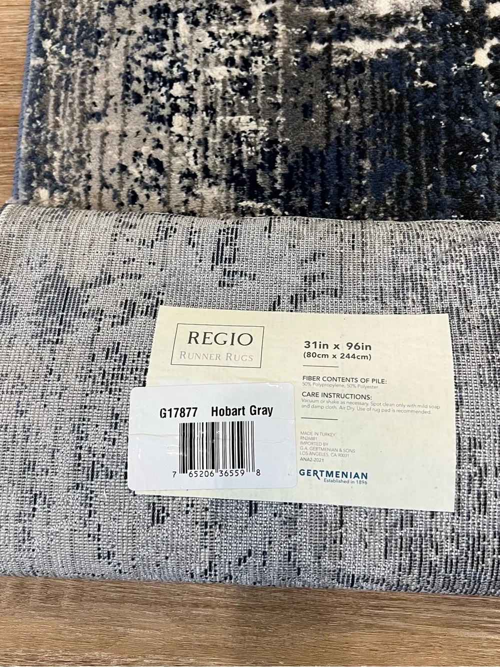NEW Gertmenian Regio Runner Rug 2’7”x8’